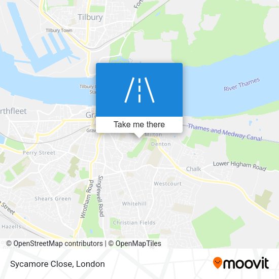 Sycamore Close map