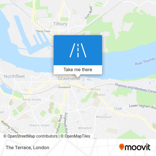 The Terrace map