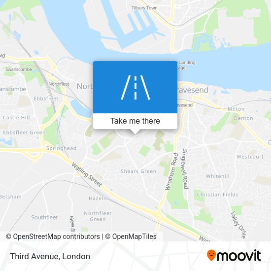 Third Avenue map