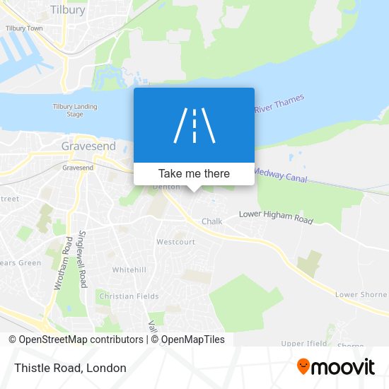 Thistle Road map