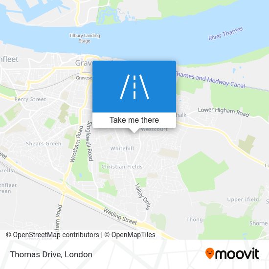 Thomas Drive map