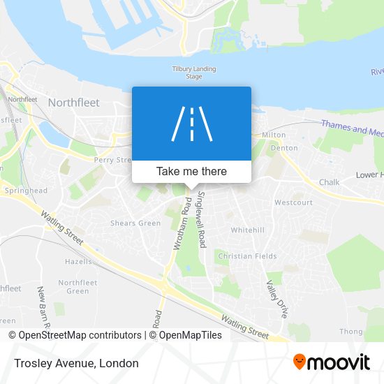 Trosley Avenue map