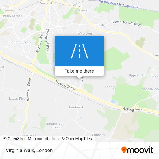 Virginia Walk map