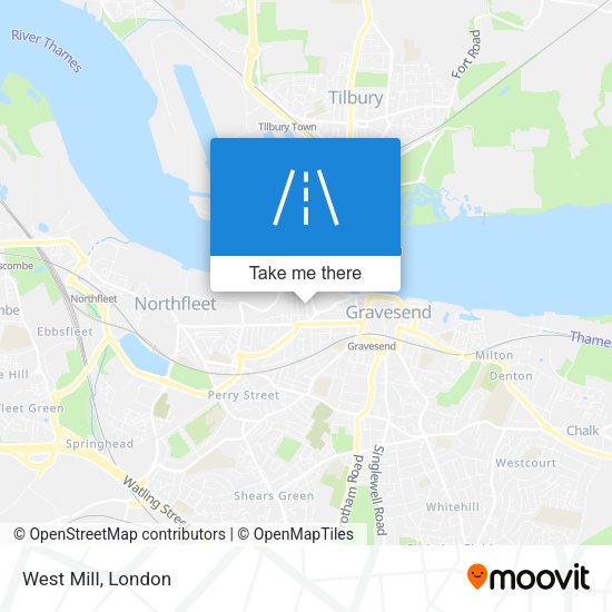 West Mill map