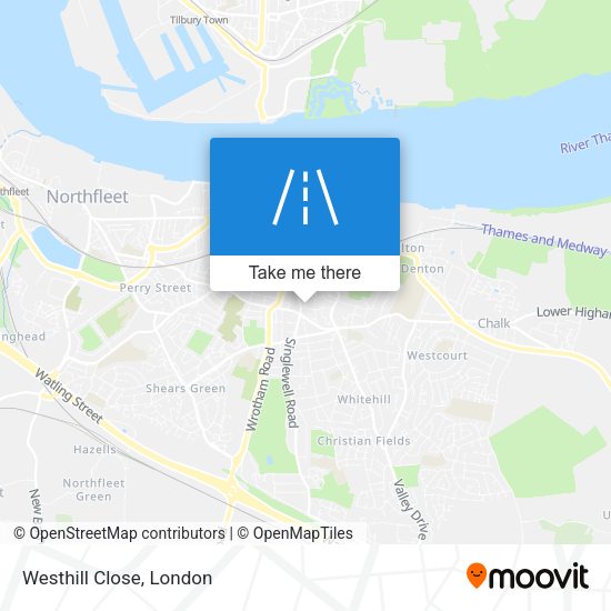 Westhill Close map