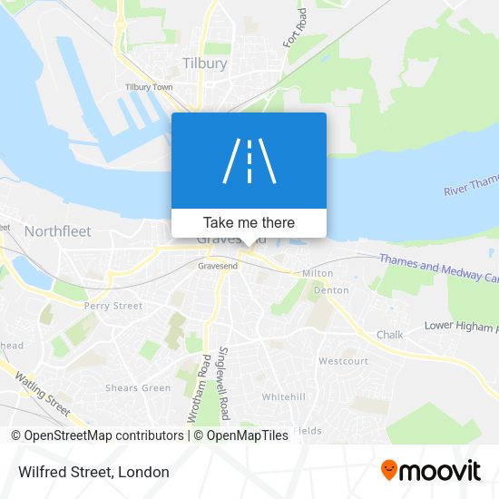 Wilfred Street map