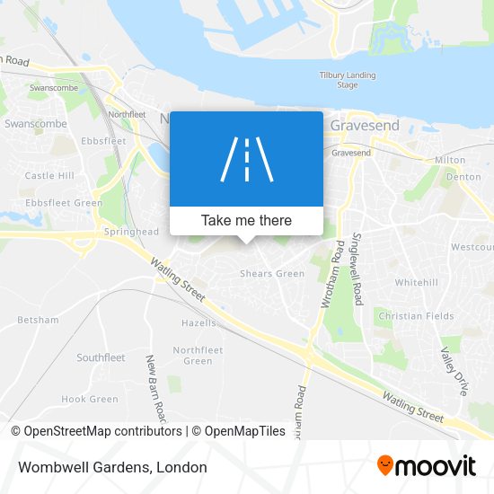 Wombwell Gardens map