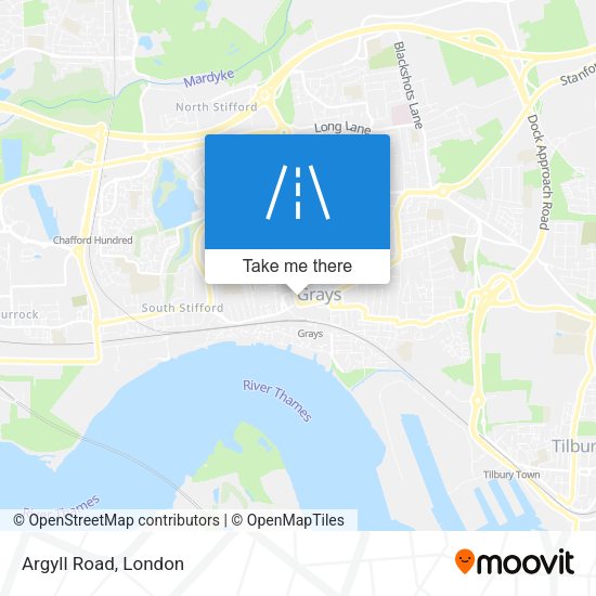 Argyll Road map