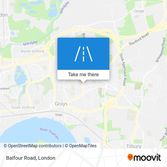 Balfour Road map