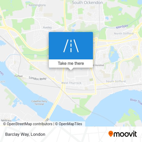 Barclay Way map