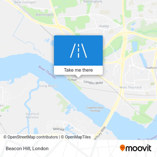 Beacon Hill map
