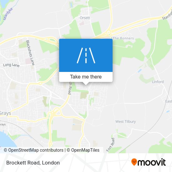 Brockett Road map