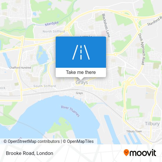 Brooke Road map