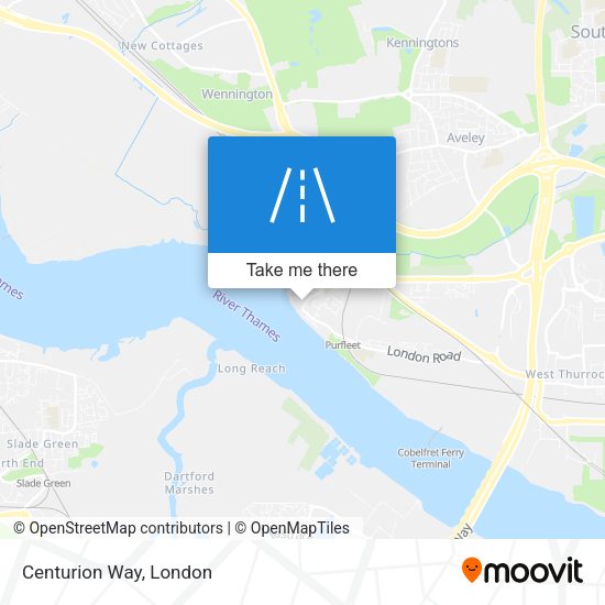 Centurion Way map