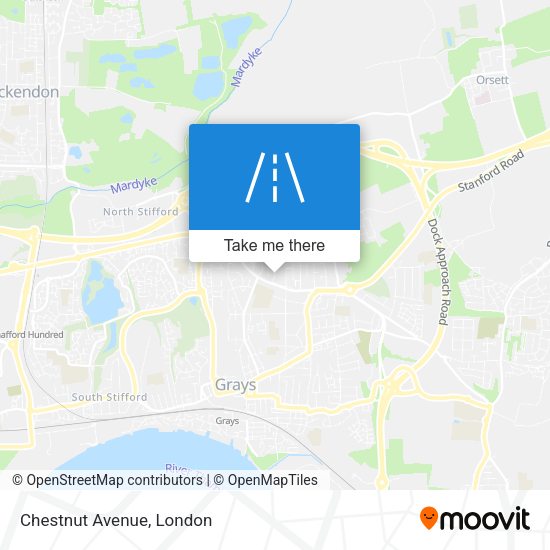 Chestnut Avenue map