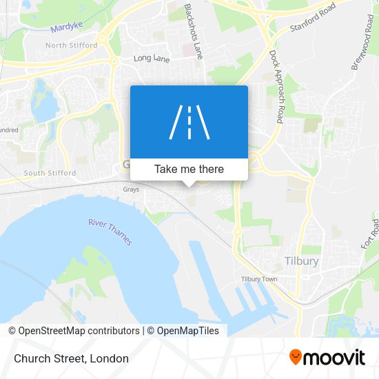 Church Street map