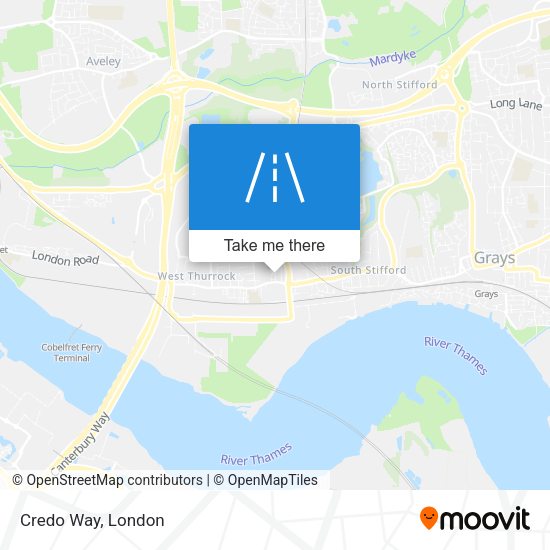 Credo Way map