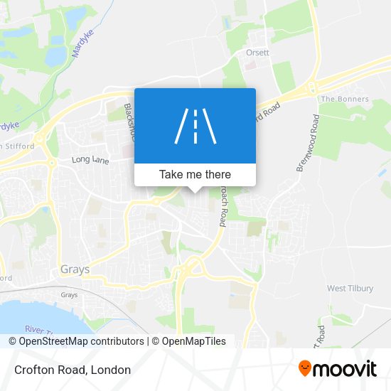 Crofton Road map