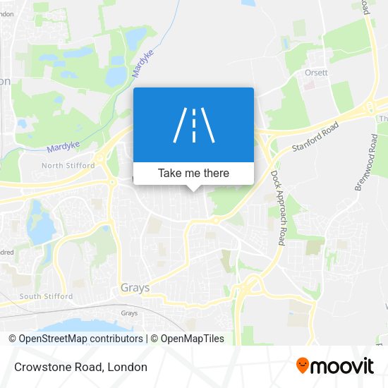 Crowstone Road map