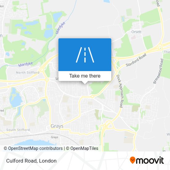 Culford Road map