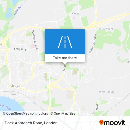 Dock Approach Road map