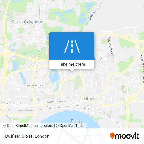 Duffield Close map