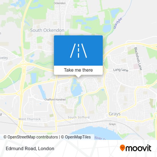 Edmund Road map