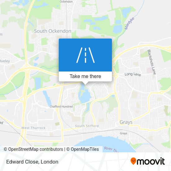 Edward Close map