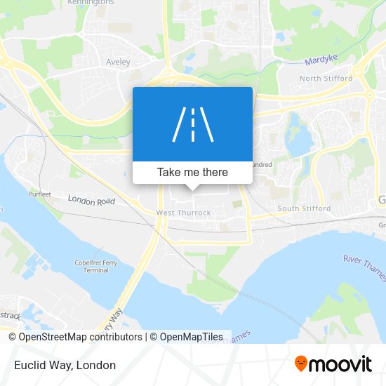 Euclid Way map