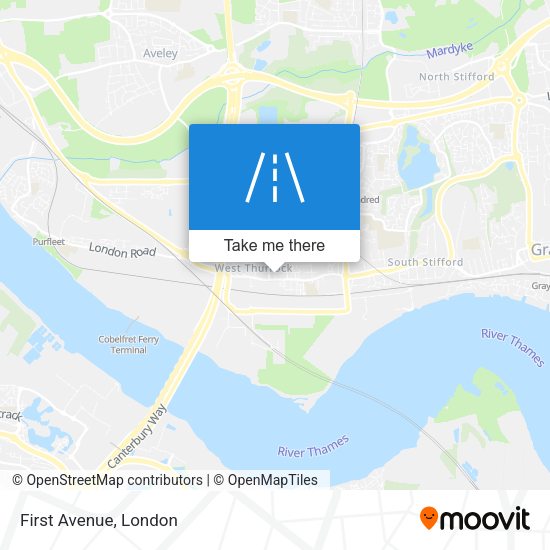 First Avenue map