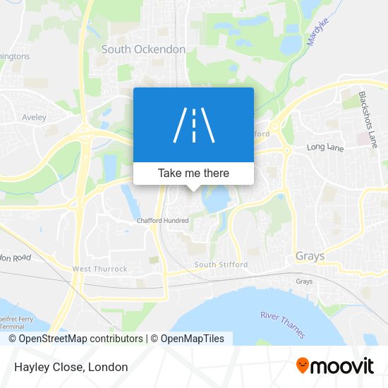 Hayley Close map