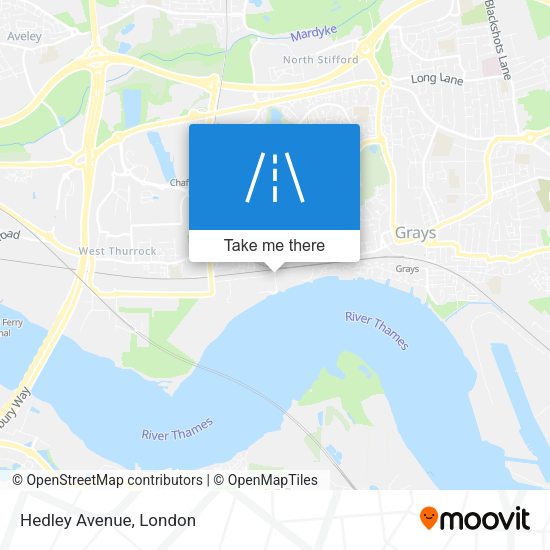 Hedley Avenue map
