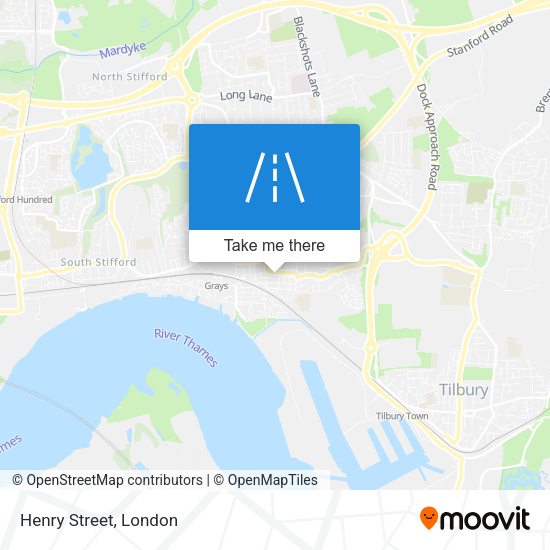 Henry Street map