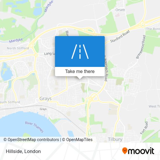 Hillside map