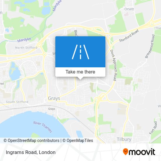 Ingrams Road map