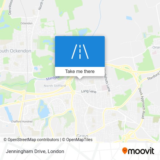 Jenningham Drive map