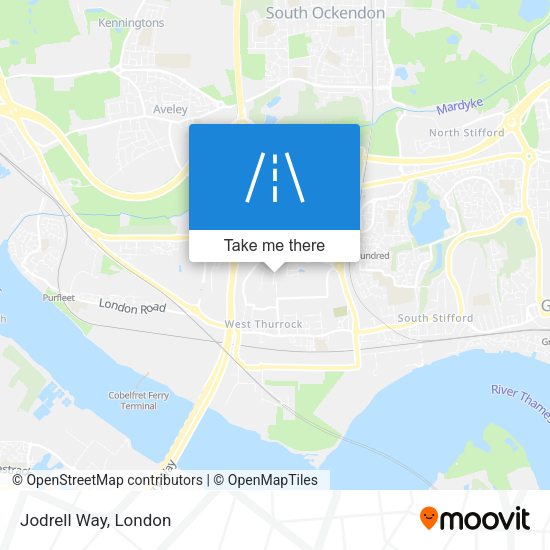 Jodrell Way map