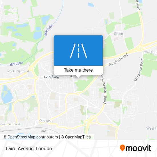 Laird Avenue map