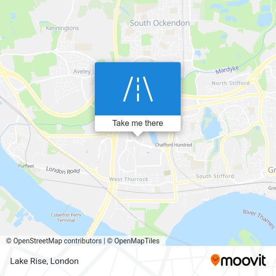 Lake Rise map
