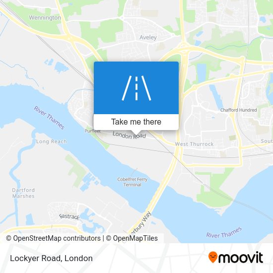 Lockyer Road map