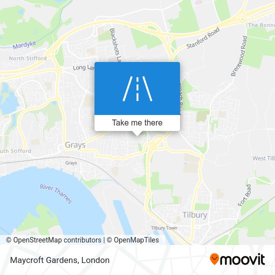 Maycroft Gardens map