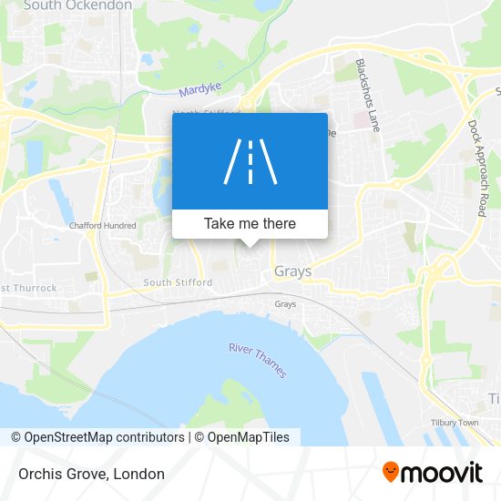 Orchis Grove map