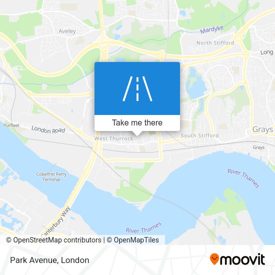 Park Avenue map