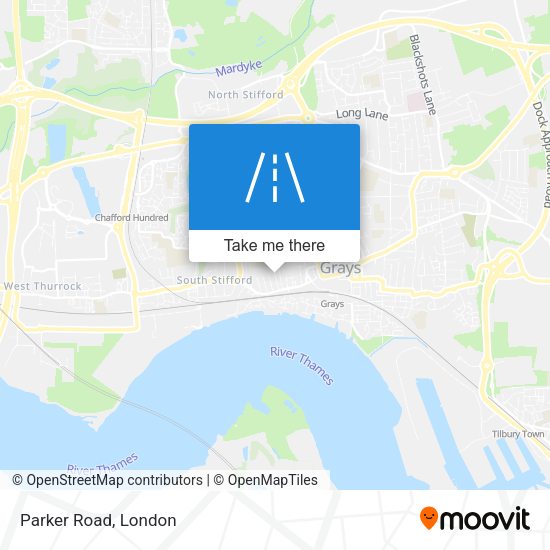 Parker Road map