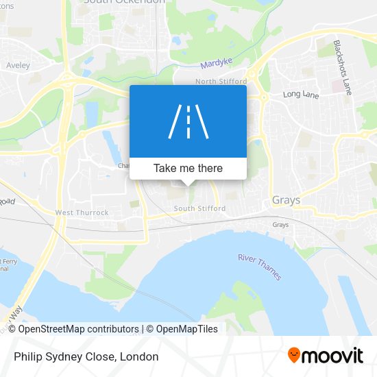 Philip Sydney Close map