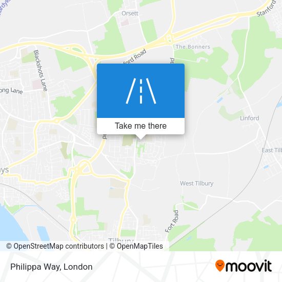 Philippa Way map
