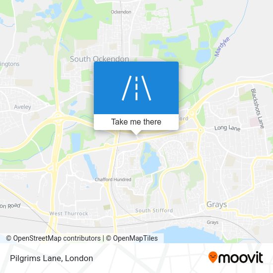 Pilgrims Lane map