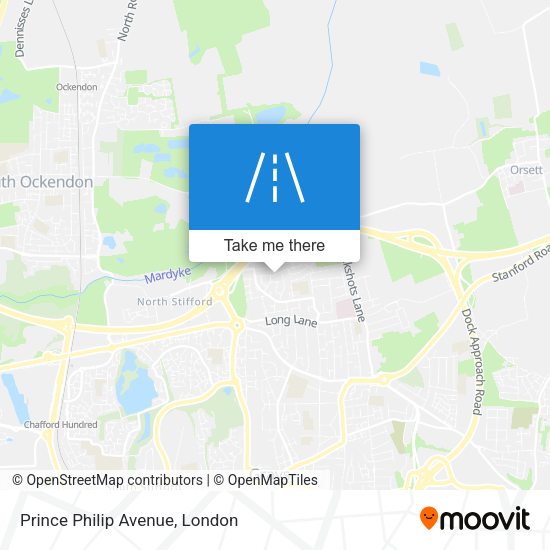 Prince Philip Avenue map