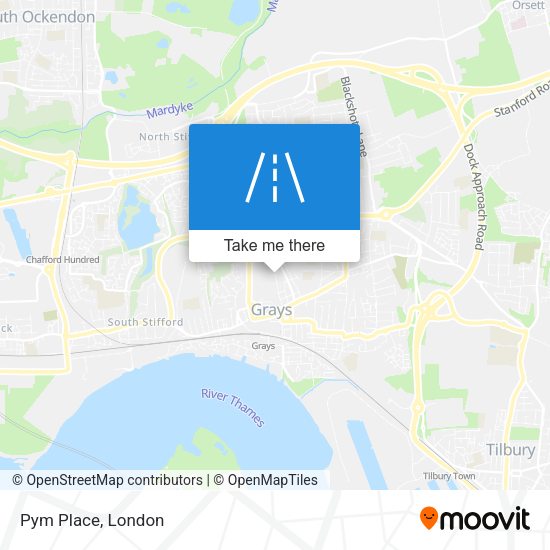 Pym Place map