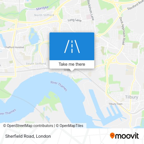 Sherfield Road map